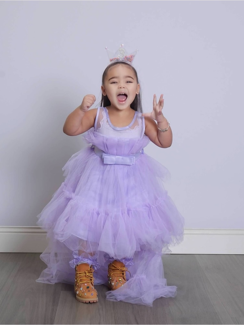 Lilac Princess Tulle Dress